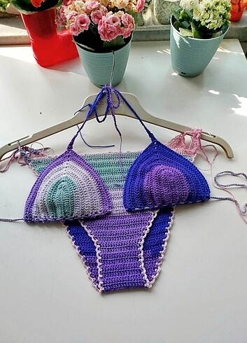 Zara Renkli bikini takım