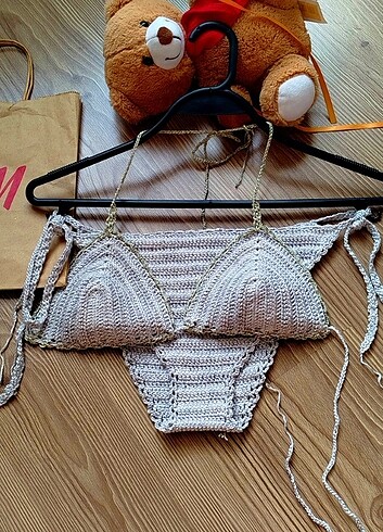 Sheinside Gri bikini takım