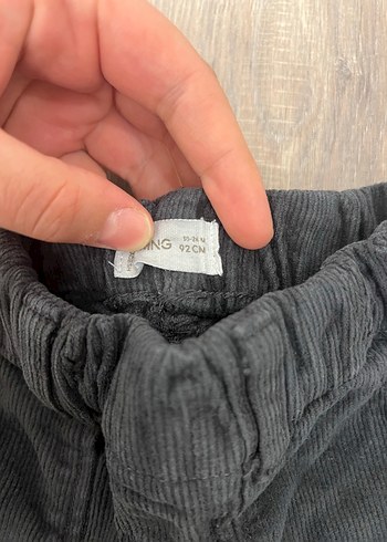 18-24 Ay Beden siyah Renk Düğmeli Siyah Erkek Çocuk Denim Pantolon