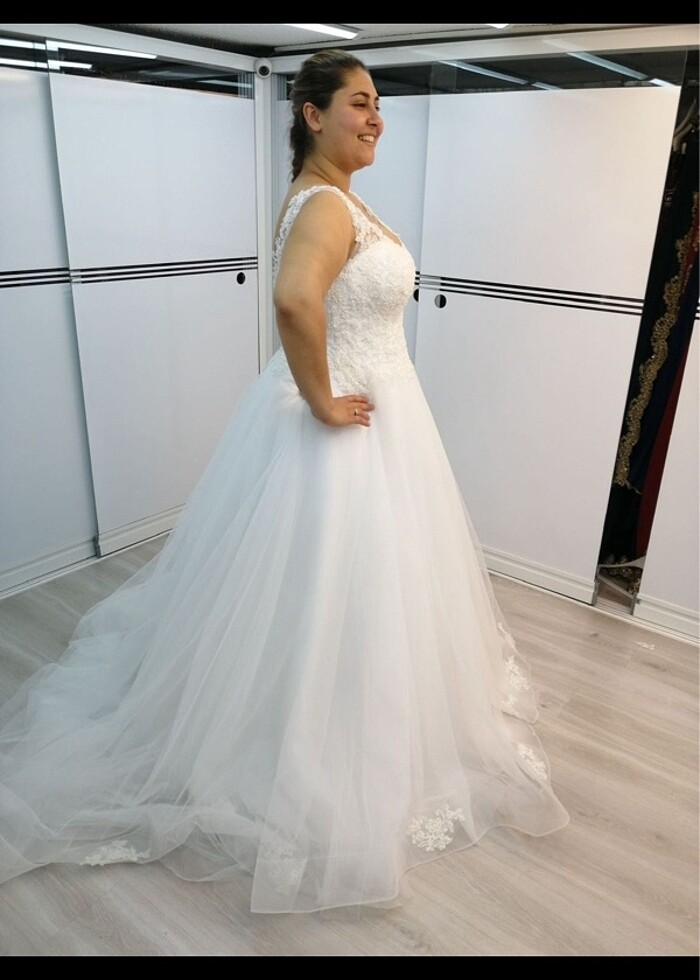 Büyük beden gelinlik - Görsel 2