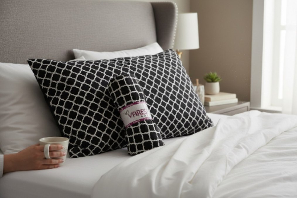 Siyah Beyaz Ekose çarsaf Takımı - Görsel 2