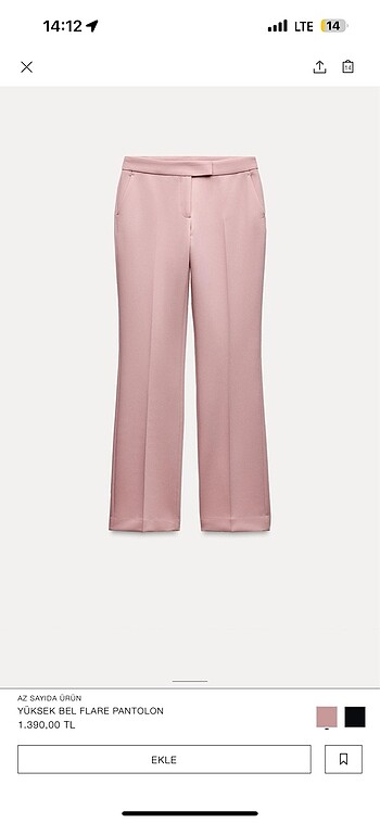 Zara Pantolon