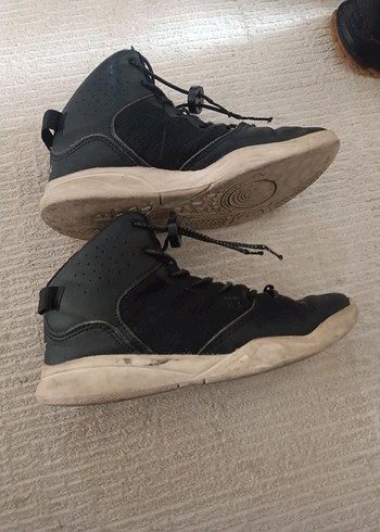 Decathlon Siyah Erkek Çocuk Spor Ayakkabı Velcro