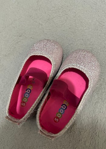 Kız Çocuk Pembe Cırt Cırtlı Babet Ayakkabı - Görsel 7