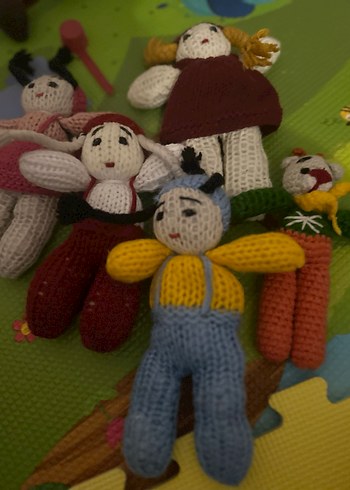 Renkli Örgü Bebek Oyuncakları - Görsel 3