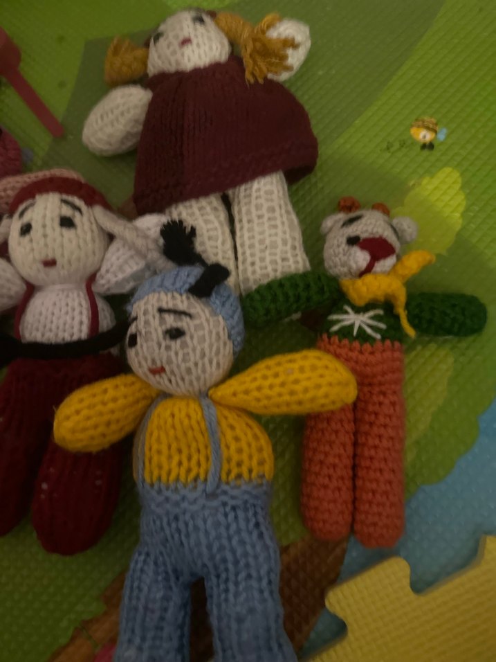 Renkli Örgü Bebek Oyuncakları - Görsel 5