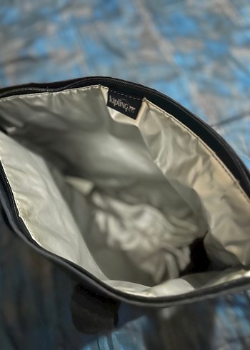 Lacivert Kadın Günlük Fermuarlı yemek Çantası - Görsel 8