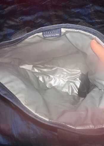 Lacivert Kadın Günlük Fermuarlı yemek Çantası - Görsel 3