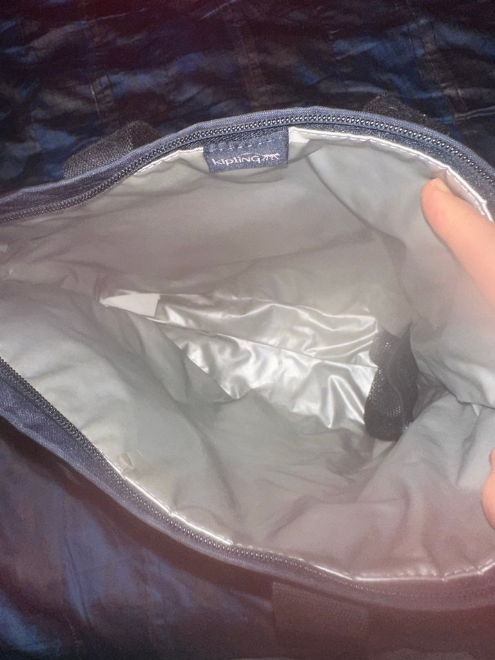 Lacivert Kadın Günlük Fermuarlı yemek Çantası - Görsel 3