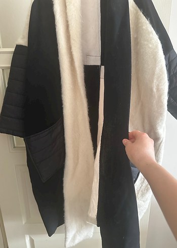 Sokak Stili Uzun yün Kaban - Görsel 6