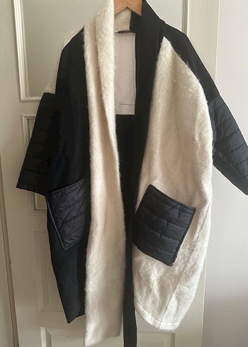 Sokak Stili Uzun yün Kaban - Görsel 5