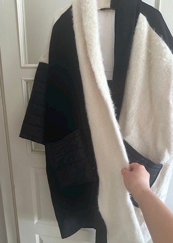 Sokak Stili Uzun yün Kaban - Görsel 4