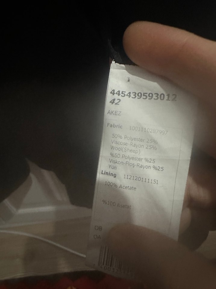 Siyah Kadın Düğmeli Ofis Blazeri - Görsel 4