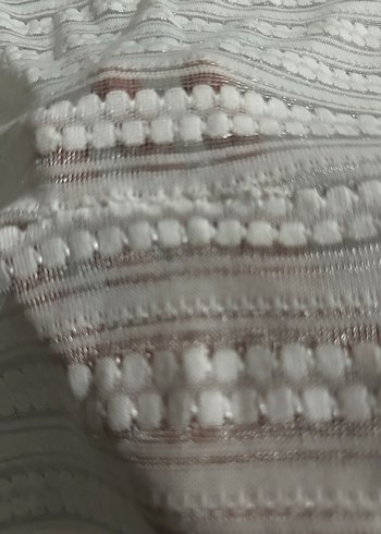 Dantel Detaylı Beyaz Bohem Bluz - Görsel 2