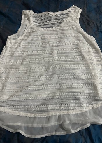 Dantel Detaylı Beyaz Bohem Bluz - Görsel 7