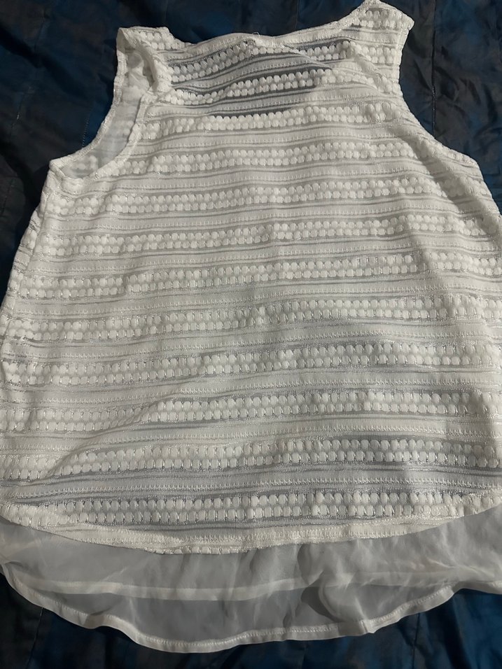 Dantel Detaylı Beyaz Bohem Bluz - Görsel 5