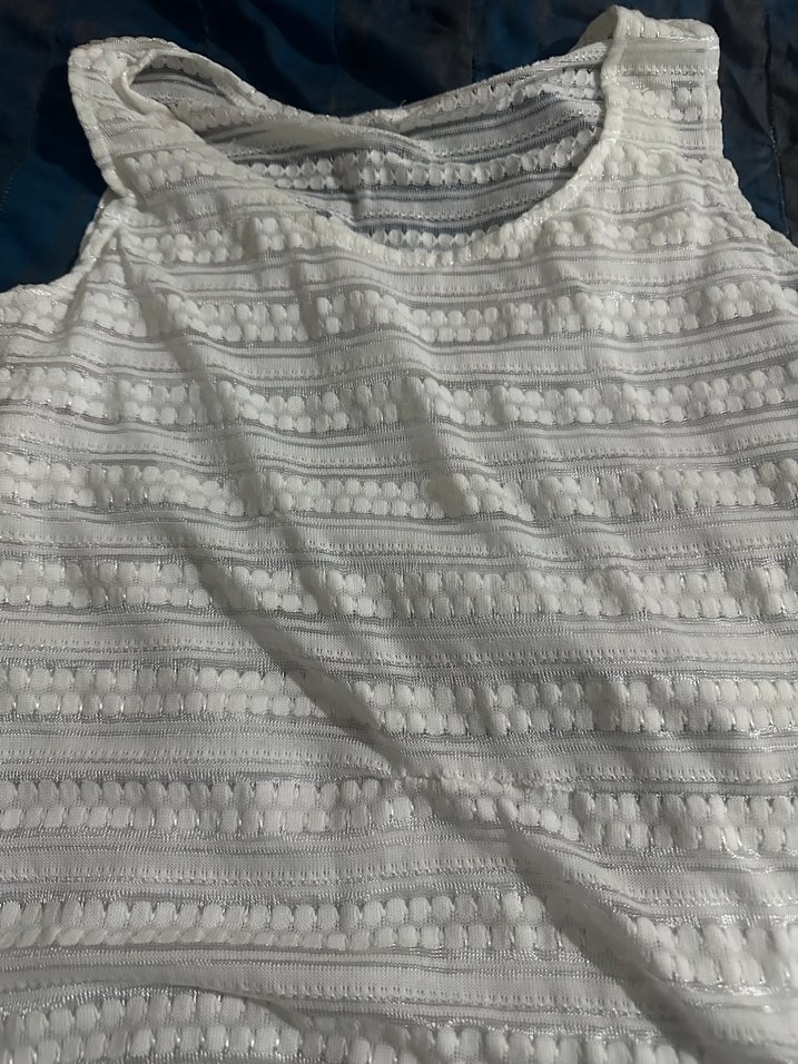 Dantel Detaylı Beyaz Bohem Bluz - Görsel 4