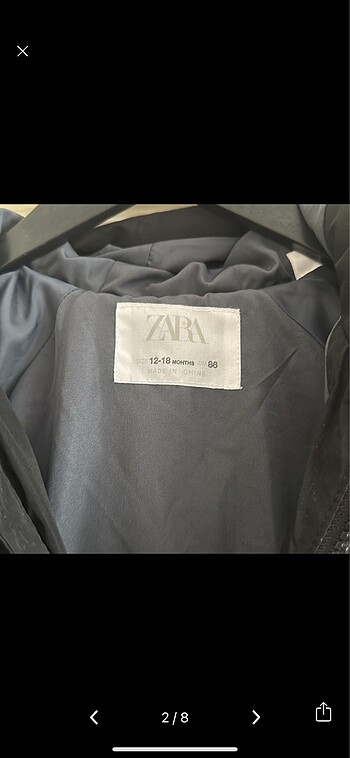 Zara 12-18 ay Zata mont