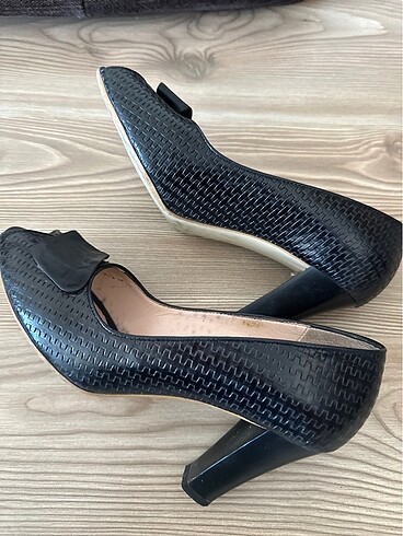 İçi dışı hakiki deri şık ayakkabı - Görsel 6