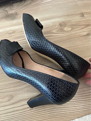 İçi dışı hakiki deri şık ayakkabı - Görsel 12