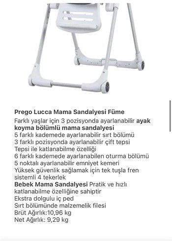Prego Prego yeşil Mama Sandalyesi