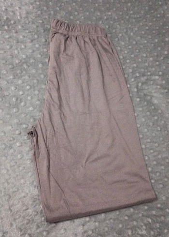 Diğer Kadın Bej Bol Kesim Penye pijama altı