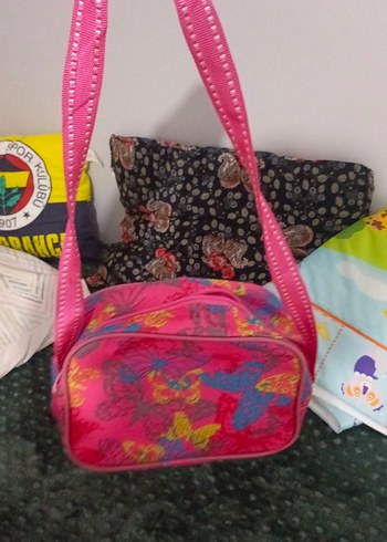 Renkli Kız Çocuk Okul beslenme Çantası - Görsel 3