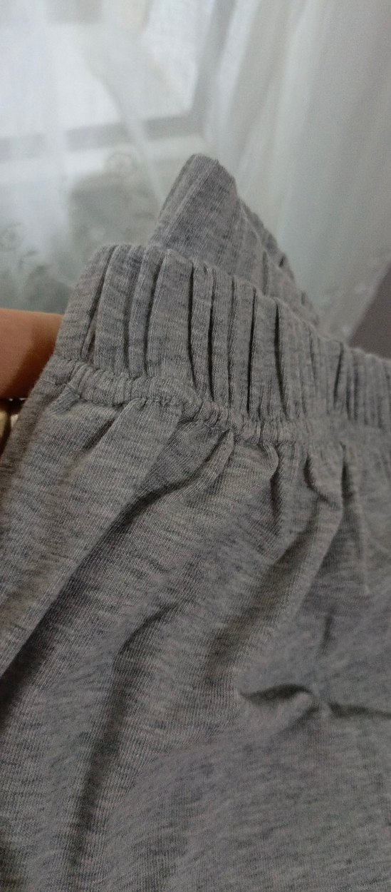 Gri Kadın Pamuklu Rahat Kesim Eşofman - Görsel 3