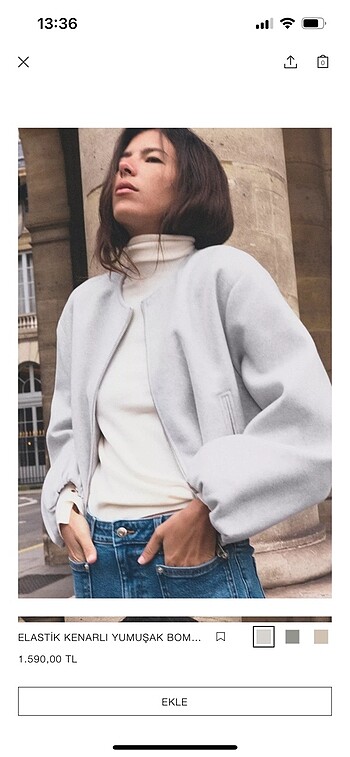 zara ceket