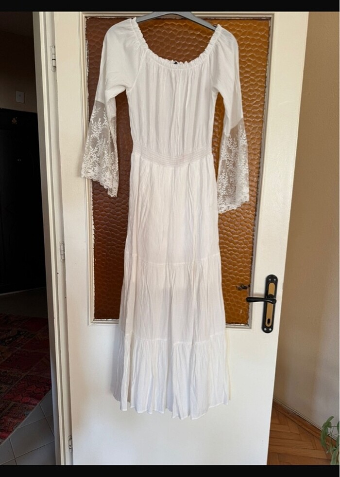 Beyaz elbise - Görsel 2