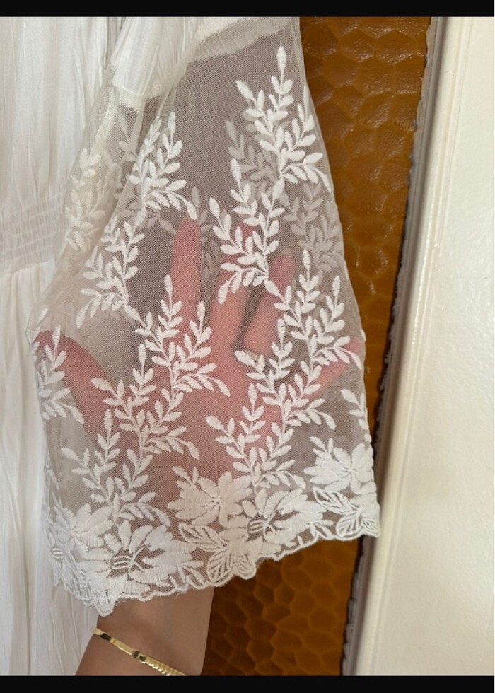 Beyaz elbise - Görsel 3