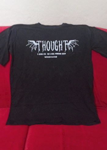 Siyah Baskılı Goth Hamile Tişörtü - Görsel 4