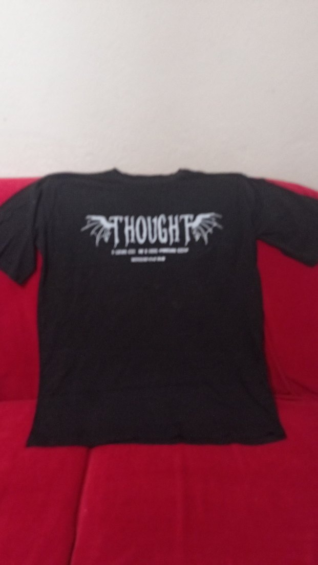 Siyah Baskılı Goth Hamile Tişörtü - Görsel 3