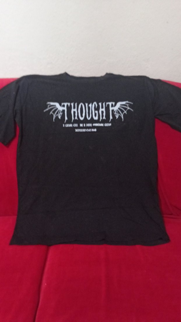 Siyah Baskılı Goth Hamile Tişörtü - Görsel 4