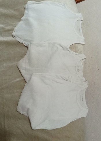 Beyaz Çocuk Atlet 3'lü Paket - Görsel 2