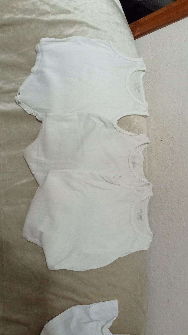 Beyaz Çocuk Atlet 3'lü Paket - Görsel 3