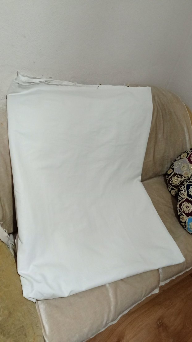 Beyaz Düz güneşlik - Görsel 4