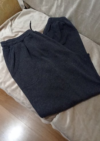 Gri Rahat Kesim Erkek Eşofman Altı - Görsel 5