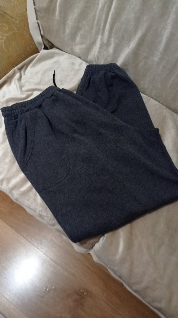 Gri Rahat Kesim Erkek Eşofman Altı - Görsel 5