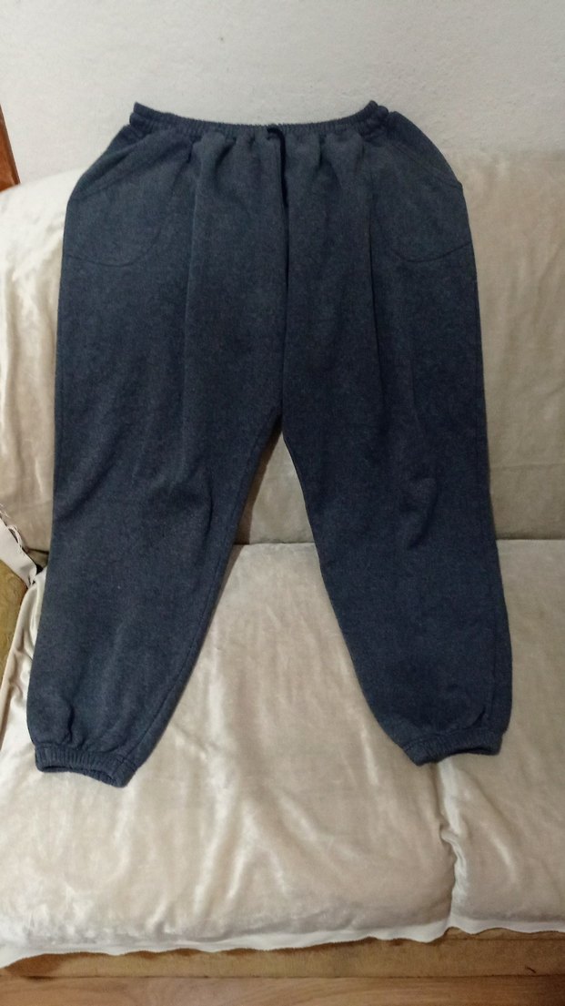 Gri Rahat Kesim Erkek Eşofman Altı - Görsel 3