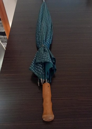 Püsküllü Mavi Bohem Kadın Şemsiye - Görsel 3