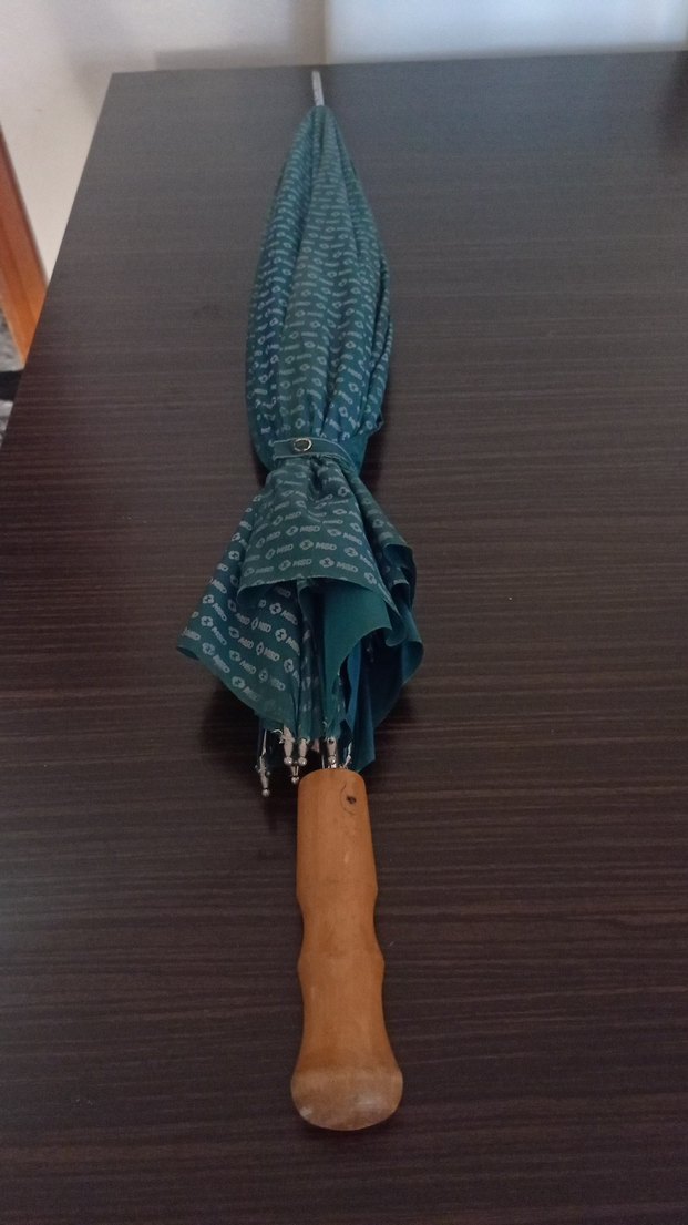 Püsküllü Mavi Bohem Kadın Şemsiye - Görsel 2