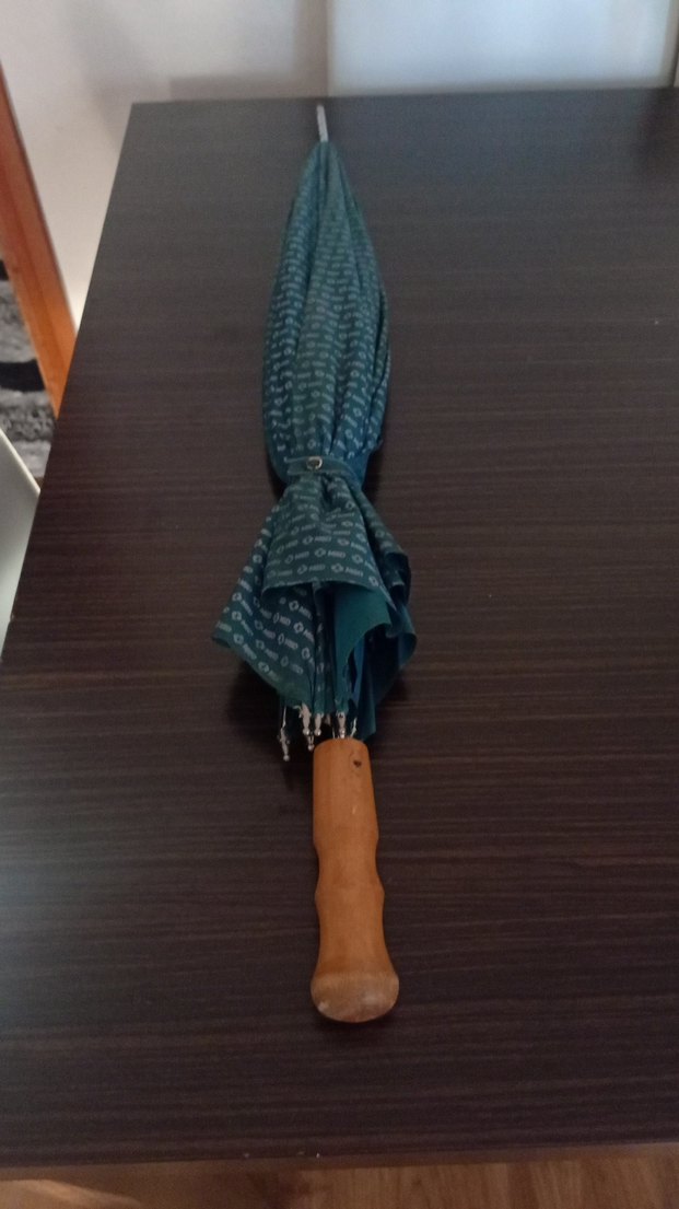 Püsküllü Mavi Bohem Kadın Şemsiye - Görsel 3