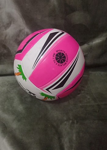 Renkli Pembe Voleybol Topu - Görsel 2