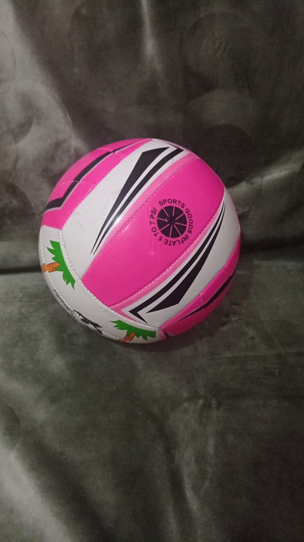 Renkli Pembe Voleybol Topu - Görsel 2