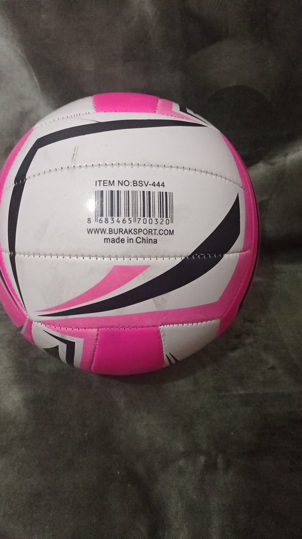 Renkli Pembe Voleybol Topu - Görsel 3