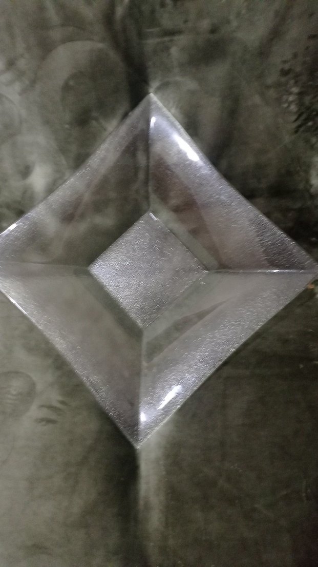 Gri Modern Cam Kare Tabak - Görsel 5