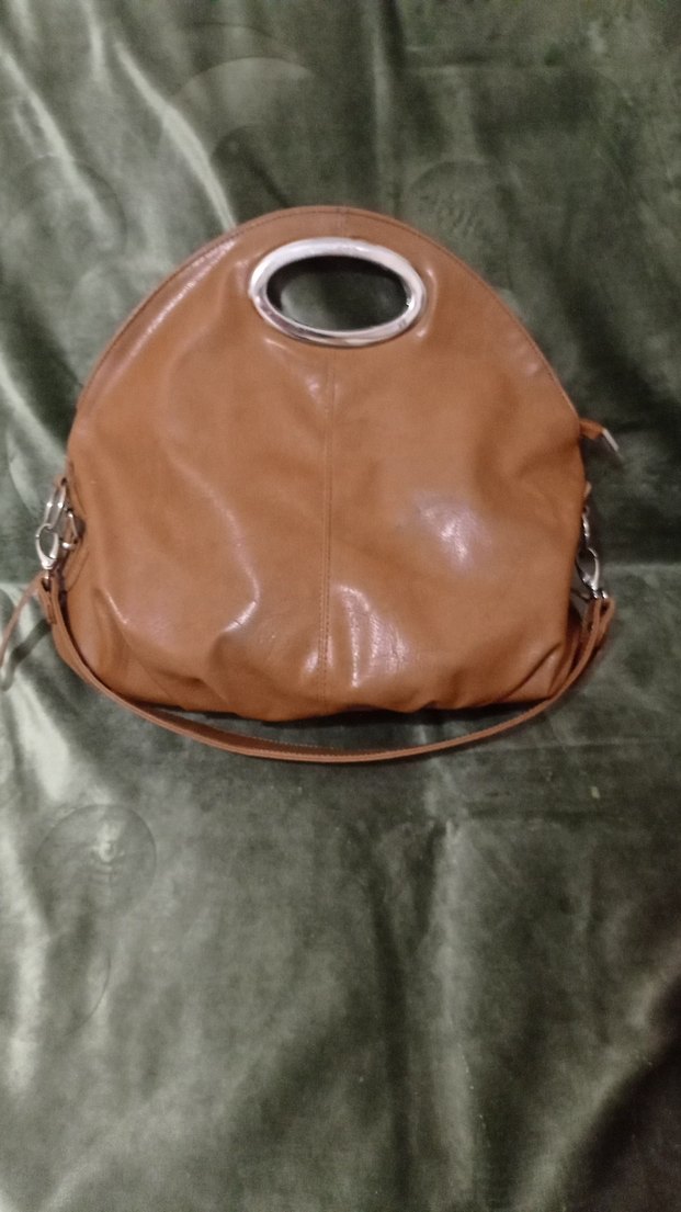 Bej Deri Kadın Çanta Tokalı - Görsel 3