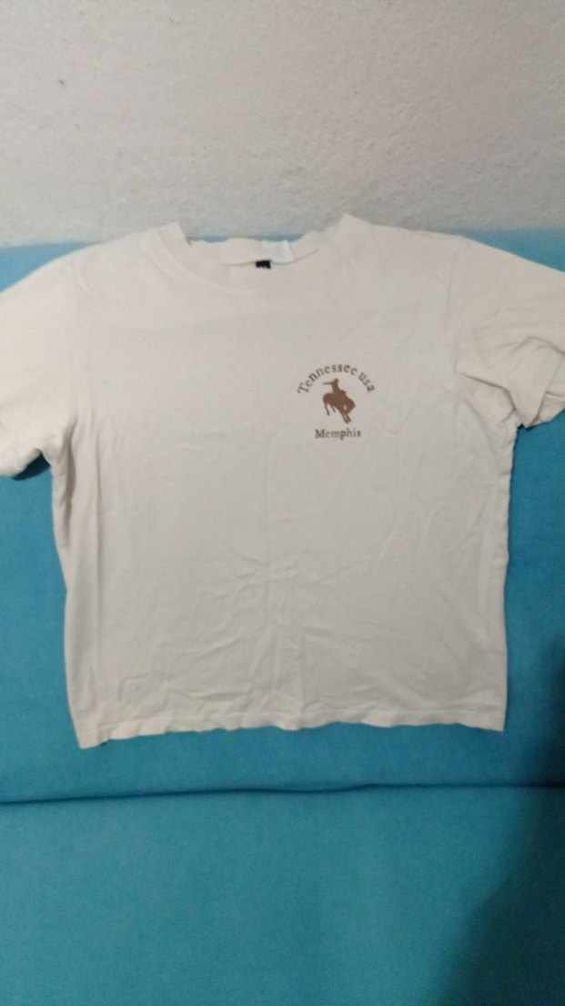 Kızlar için Pamuklu Beyaz Baskılı Tişört - Görsel 3