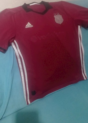 Bordo Kısa Kollu Erkek Spor Forması - Görsel 3